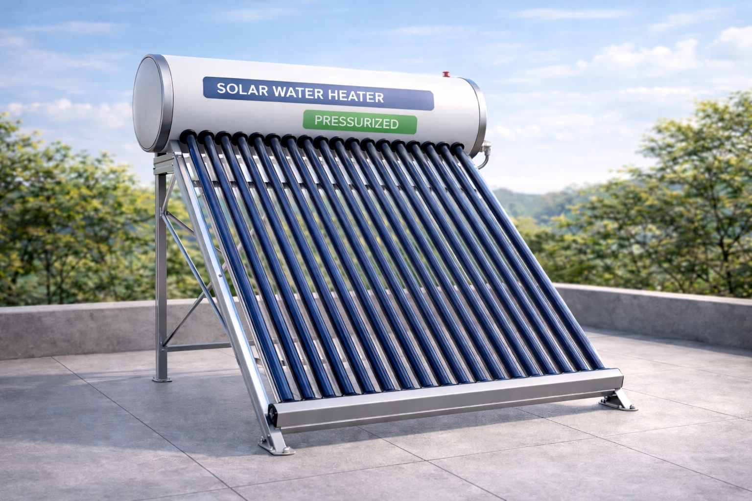 Pressurised Solar Water Heater